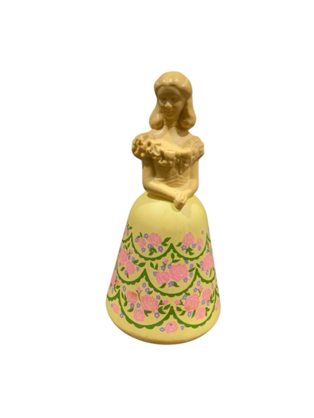 Vntg 70’s Women's Avon American Belle Sonnet Cologne Yellow Pink One Size